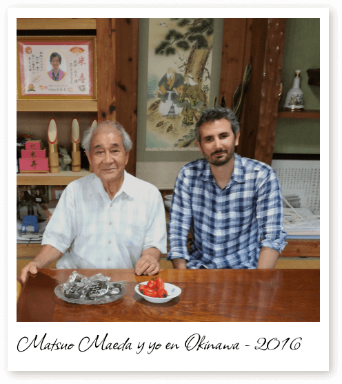 Matsuo Maeda y yo en Okinawa - 2016